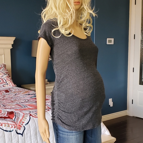 AMBIANCE MATERNITY TEE SZ L - Picture 5 of 9